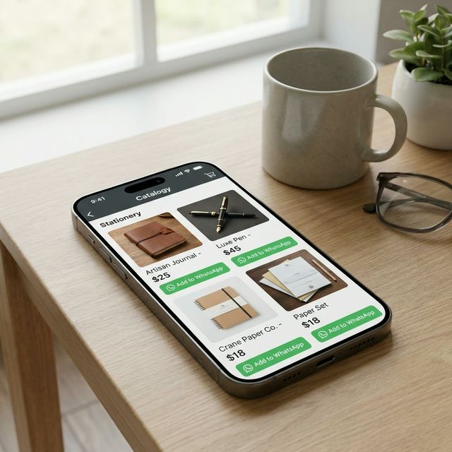 Stationery Catalog Mockup