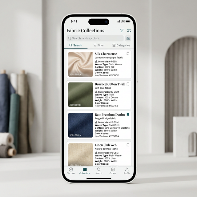 Fabric List Template